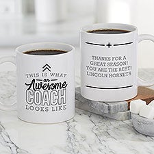 This Is What an Awesome Coach Looks Like Personalized Coffee Mugs - 29617