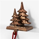 Christmas Tree Cast Iron Stocking Holder - 29684