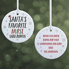 Santas Favorite Personalized Ornaments - 29715