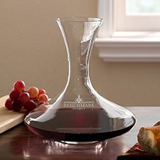 Benchmark Mortgage Luigi Bormioli® Engraved Captains Wine Decanter - 29744