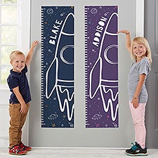 Space Personalized Growth Chart Vinyl Wall Decal - 29854