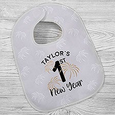 First New Years Personalized Baby Bibs - 29874