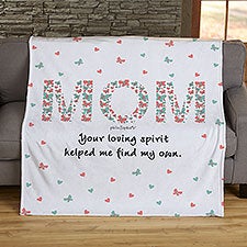 Floral Mom Personalized Blankets by philoSophies - 29935