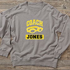 15 Sports Personalized Coach Sweatshirts - 29938