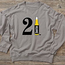21st Birthday Personalized Adult Sweatshirts - 29940