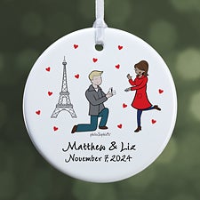 Paris Engagement philoSophies Personalized Ornaments - 29950
