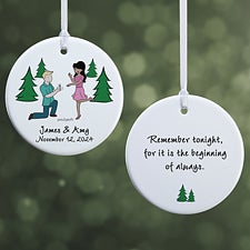 Engagement In The Park philoSophies Personalized Ornaments - 29953
