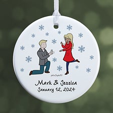 Winter Engagement philoSophies Personalized Ornaments - 29954
