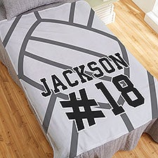 Volleyball Personalized Sports Blankets - 29969