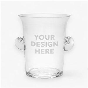 Engraved Glass Ice Bucket With Your Business Logo - 10018