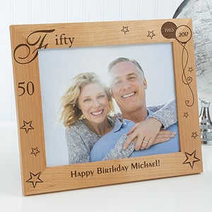 Birthday Memories Personalized Frame- 8 x 10