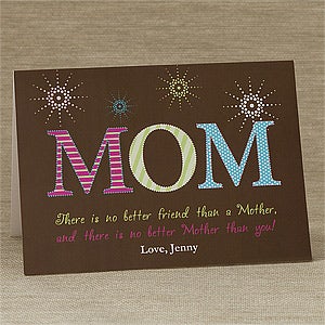 For Mom Personalized Greeting Card