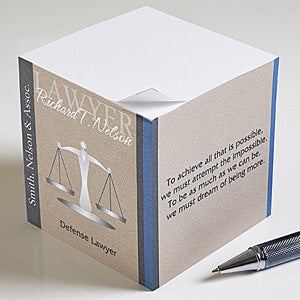 Legal Ease Inspiring Quotes Paper Note Cube