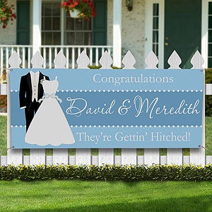 Wedding Shower Personalized Banner