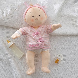 Rosy Cheeks Embroidered Baby Doll