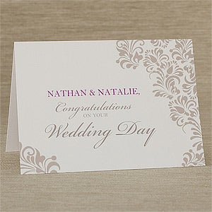 Your Wedding Personalized Greeting Card