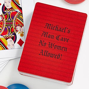You Name It Personalized Playing Cards