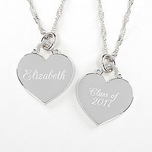 Class Of...Personalized Heart Necklace