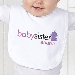 Big/Baby Brother & Sister Infant Bib