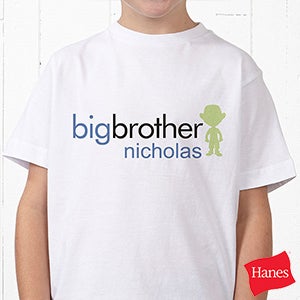 Big/Baby Brother & Sister Personalized Hanes® Youth T-Shirt