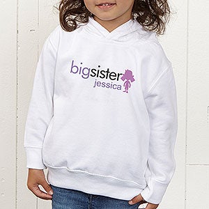 Big/Baby Brother & Sister Toddler Hooded Sweatshirt