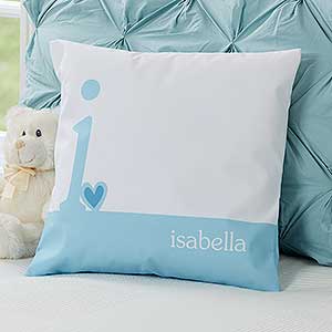 Heart Felt Personalized 14 Throw Pillow