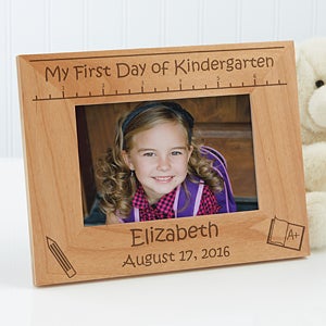 1st Day of School Personalized Picture Frame- 4 x 6