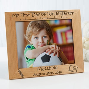 1st Day of School Personalized Picture Frame- 8 x 10