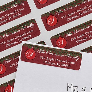 Family Greetings Return Address Labels