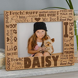 Personalized Dog Picture Frames - Good Dog - 4x6