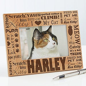 Good Kitty! Personalized Photo Frame- 4 x 6