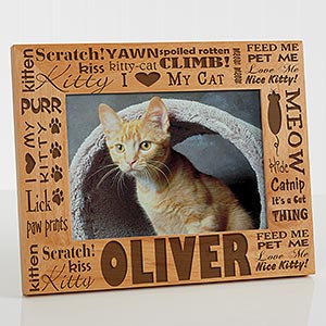 Good Kitty! Personalized Photo Frame- 5 x 7