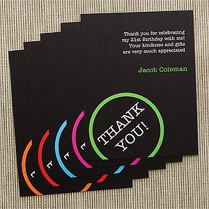 Perfectly Aged! Personalized Thank You Cards