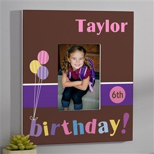Birthday Time! Personalized 5x7 Wall Frame - Vertical
