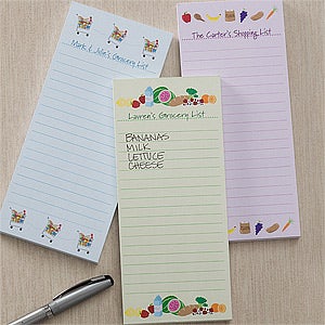 Grocery List Personalized Notepad Set Of 3