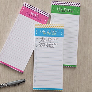 Dot To Dot Personalized Notepad Set Of 3