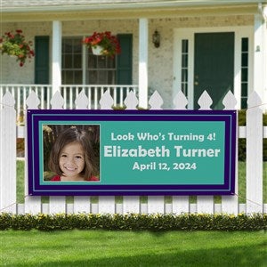 You Name It Personalized Photo Banner - 30x72