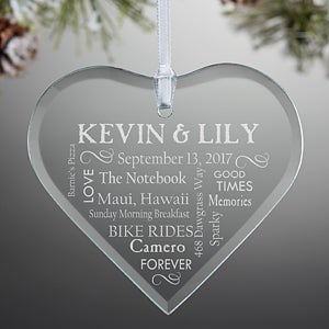 Our Life Together Personalized Couple's Ornament