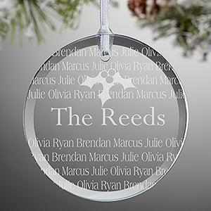 Ornamental Greetings Personalized Ornament