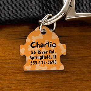 Pick Your Design Personalized Pet ID Tag - Fire Hydrant