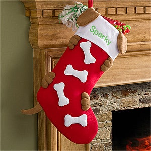 Personalized Dog Christmas Stockings