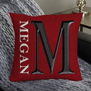 14 Personalized Monogram Throw Pillow