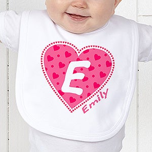 She's All Heart© Personalized Bib