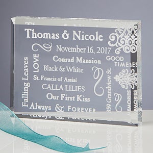 Our Life Together Personalized Keepsake