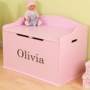 KidKraft Personalized Austin Toy Box - Pink