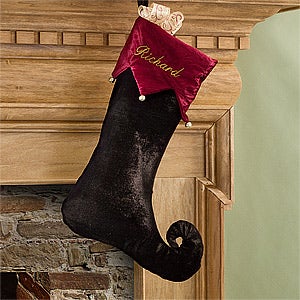 Velvet Christmas Stocking