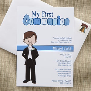 I'm The Communion Boy Personalized Communion Invitations