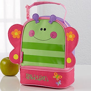 Girls Personalized Butterfly Lunch Bag