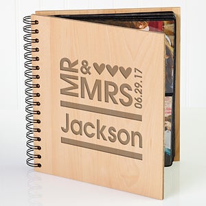 Mr. & Mrs. Personalized Photo Album