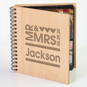 mrs mr album personalized personalizationmall frames albums
